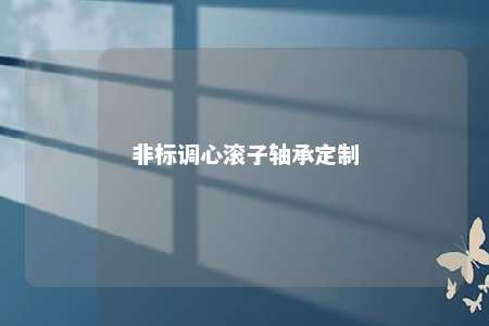 非标调心滚子轴承定制 